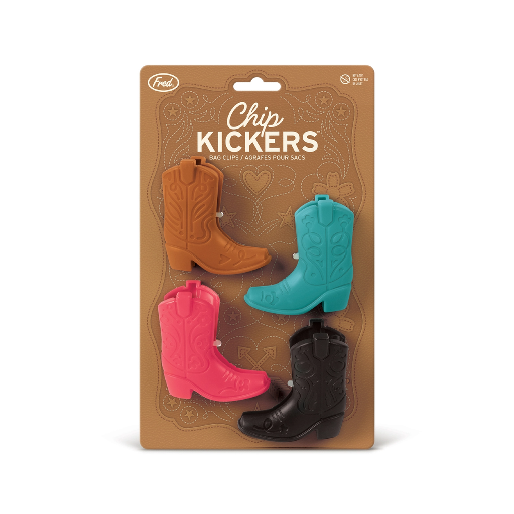 Chip Kickers Cowboy Boot Bag Clips Fred & Friends Home - Kitchen & Dining