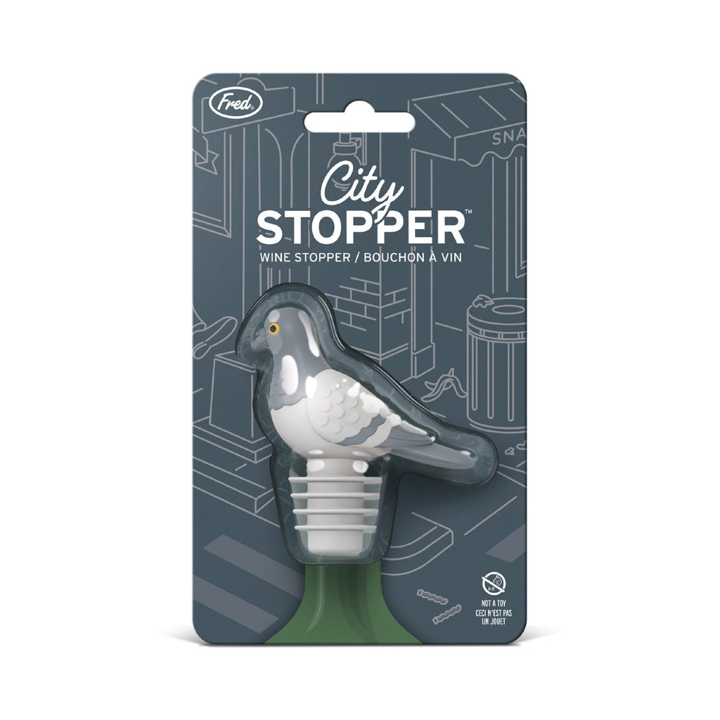 Pigeon City Stopper Bottle Stopper Fred & Friends Home - Kitchen & Dining