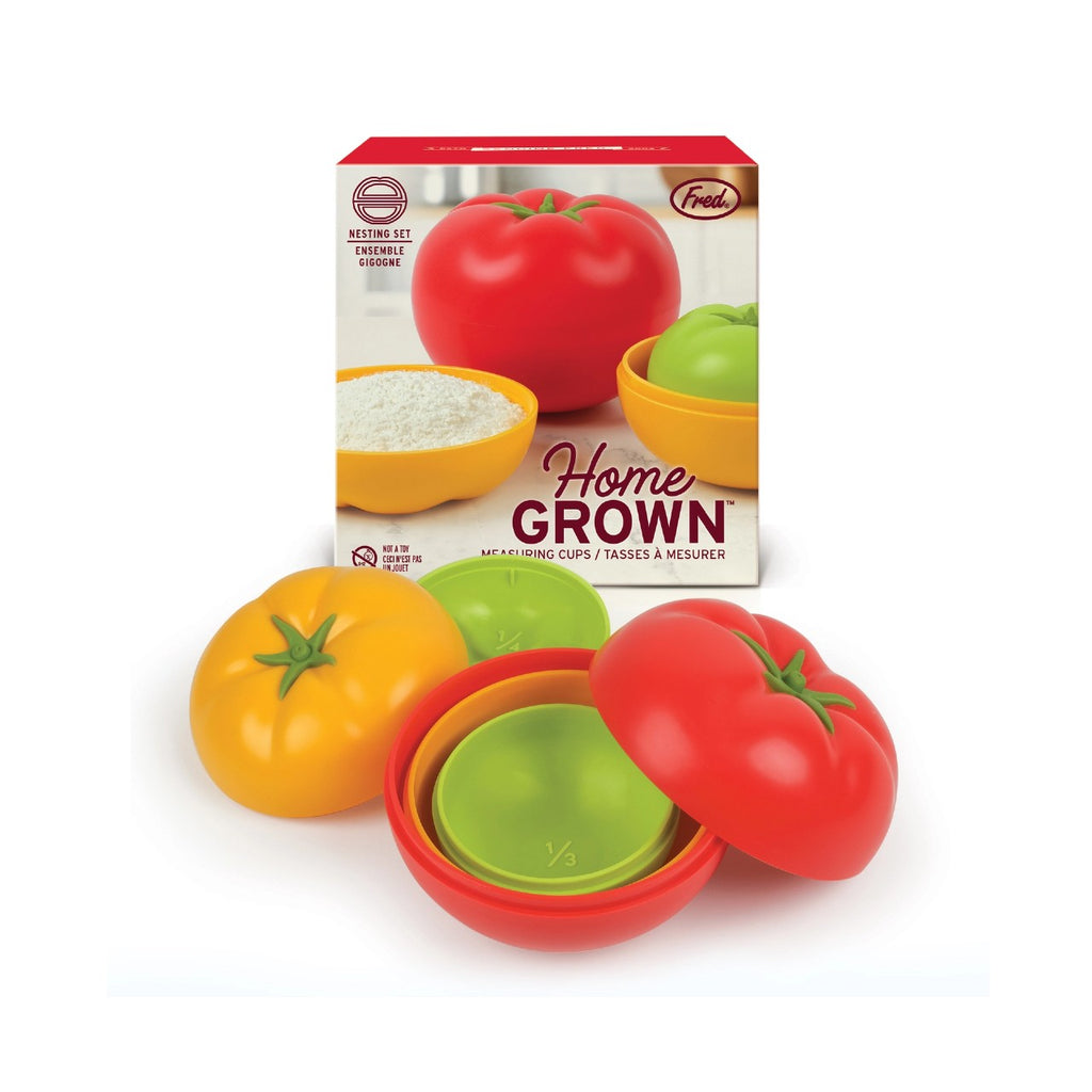 Home Grown Tomato Nesting Measuring Cups Fred & Friends Home - Kitchen & Dining - Reusable Food Storage Bags & Containers