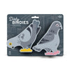 Dirty Birdies Pigeon Sponge Set Fred & Friends Home - Kitchen & Dining - Sponges & Cleaning Cloths