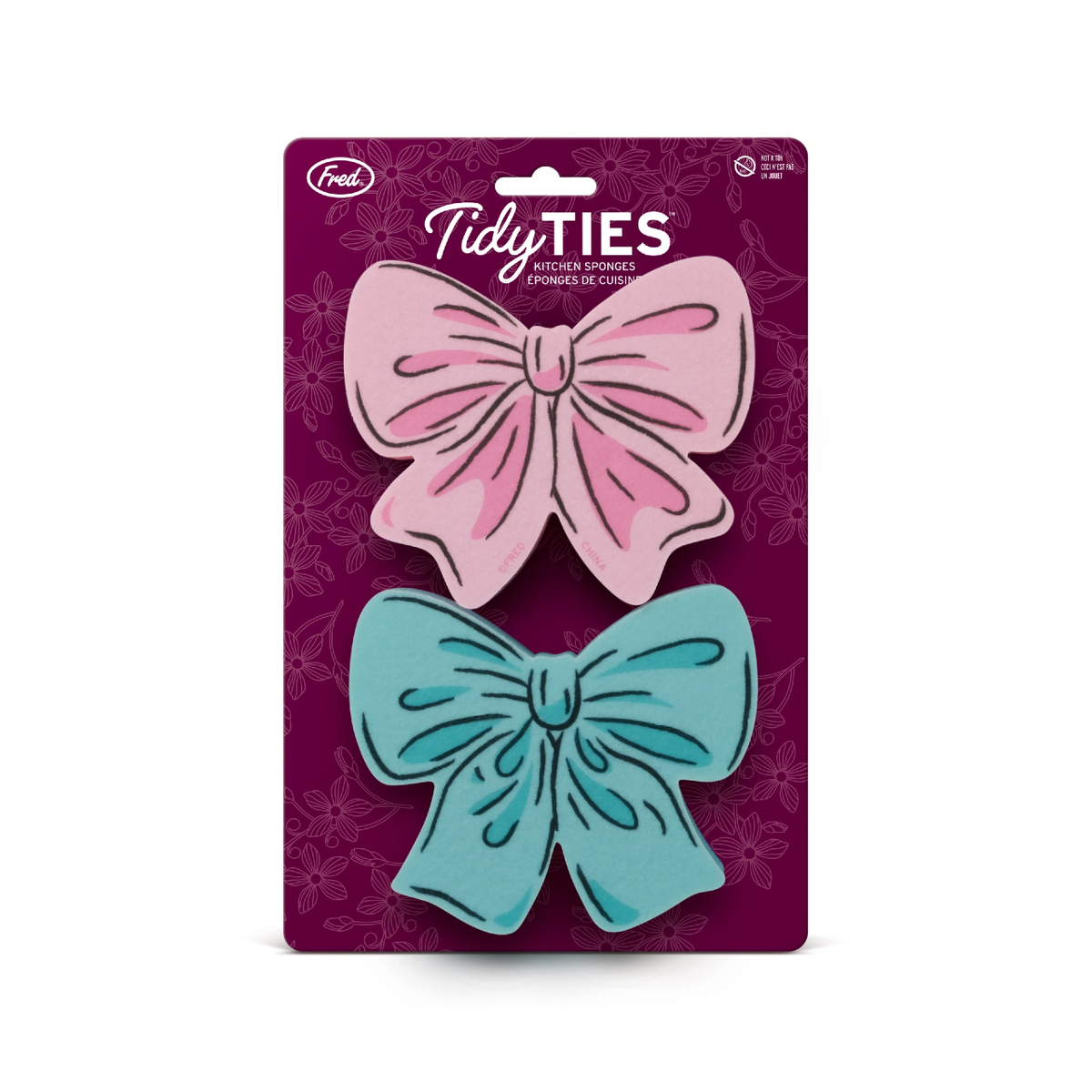 Bow Sponge Tidy Ties Coquette Bow Sponge Set – Urban General Store
