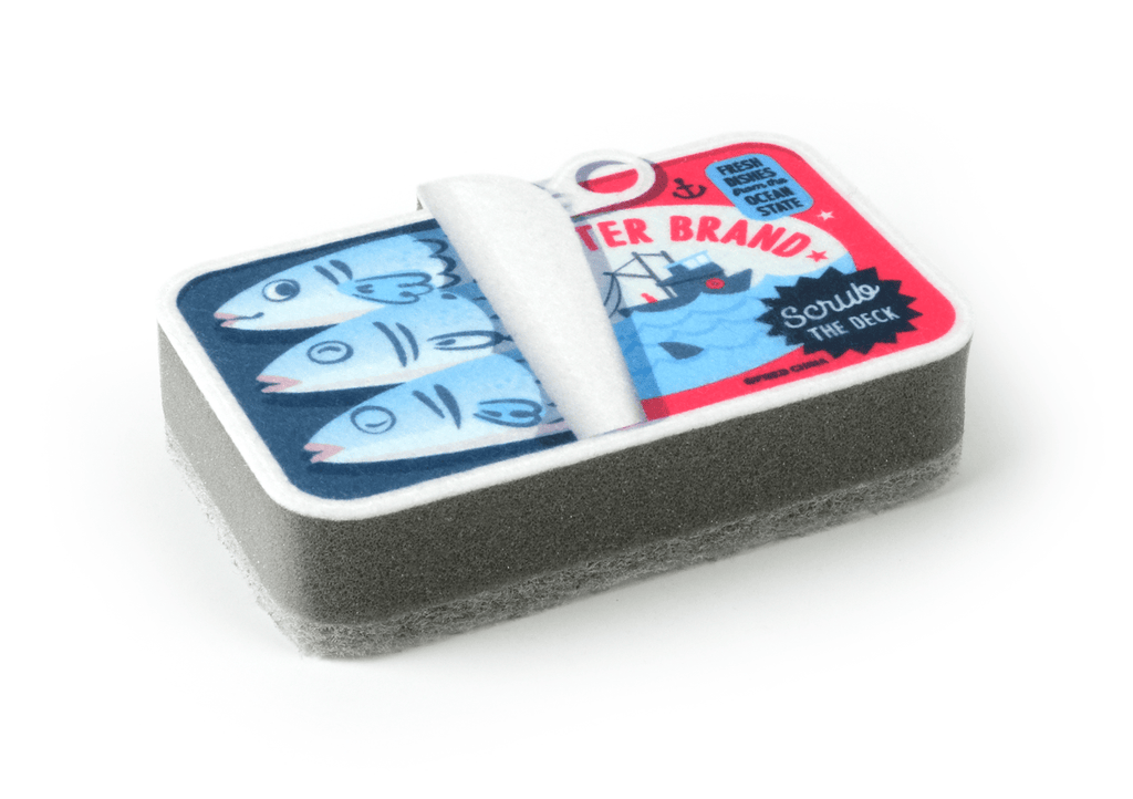 Tidy Tins Sardines Sponge Set Fred & Friends Home - Kitchen & Dining - Sponges & Cleaning Cloths