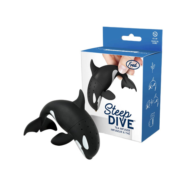 Steep Dive Orca Tea Infuser Fred & Friends Home - Kitchen & Dining - Tea Strainers & Infusers