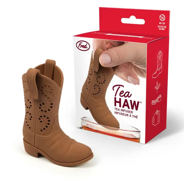 Tea-haw Cowboy Boot Tea Infuser Fred & Friends Home - Kitchen & Dining - Tea Strainers & Infusers
