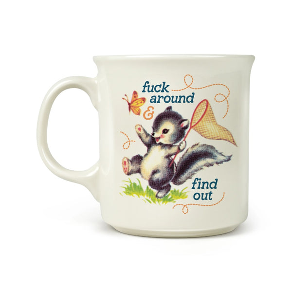 Fuck Around And Fing Out Say Anything Mug Fred & Friends Home - Mugs & Glasses