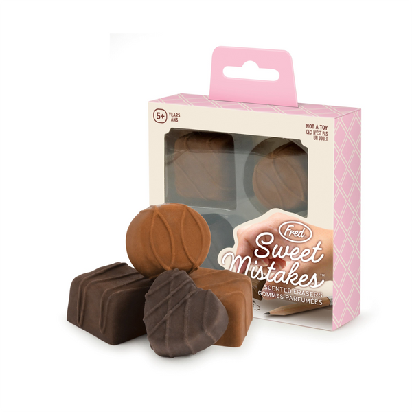 Sweet Mistakes Scented Erasers - Chocolates Fred & Friends Toys & Games - Art & Drawing Toys