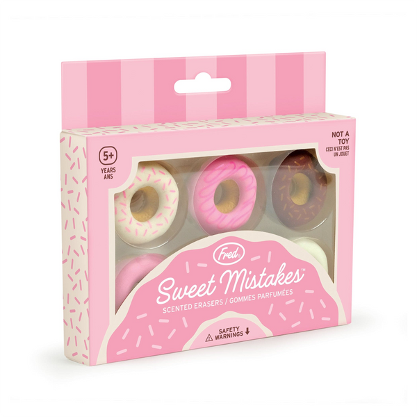 Sweet Mistakes Scented Erasers - Donuts Fred & Friends Toys & Games - Art & Drawing Toys