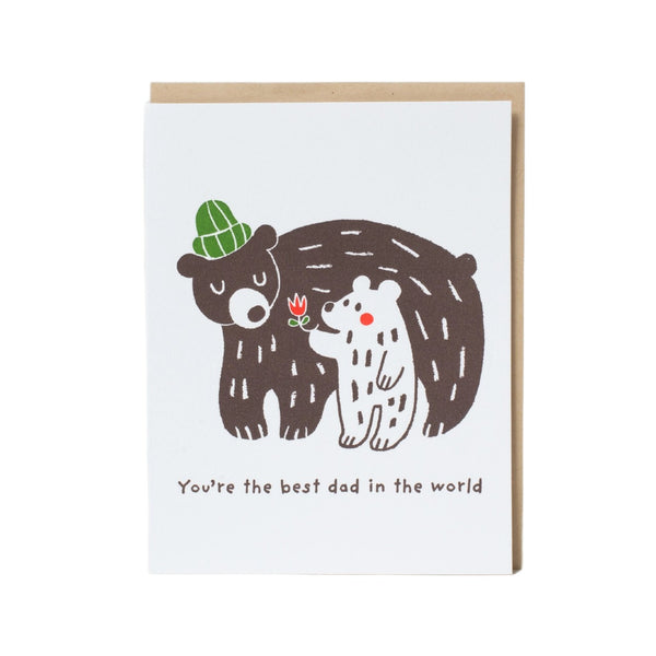 Best Dad Ever Bears Father's Day Card Fugu Fugu Cards - Holiday - Father's Day