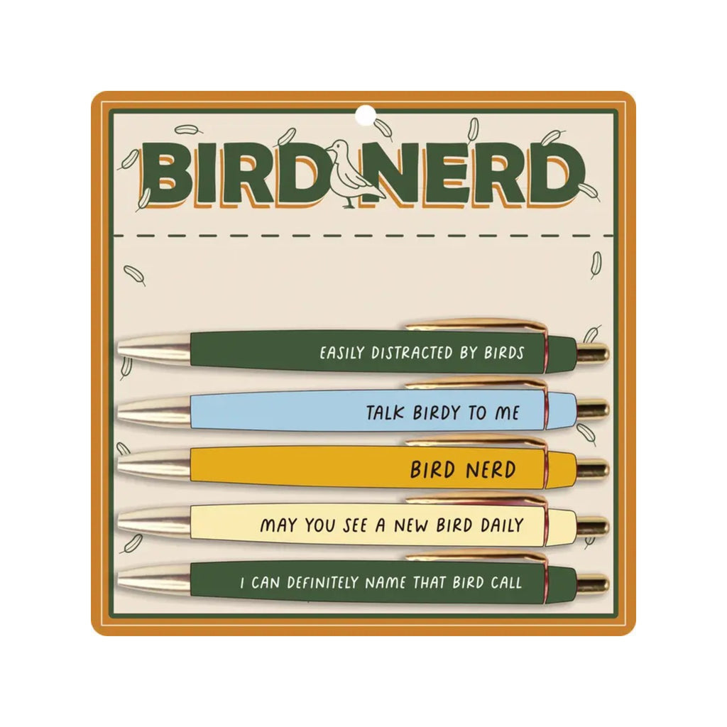 Bird Nerd Pen Set Fun Club Home - Office & School Supplies - Pencils, Pens & Markers