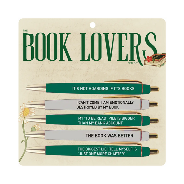 Book Lovers Pen Set Fun Club Home - Office & School Supplies - Pencils, Pens & Markers