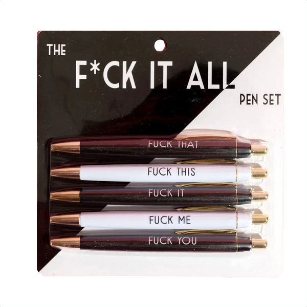 F*ck It All Pen Set Fun Club Home - Office & School Supplies - Pencils, Pens & Markers