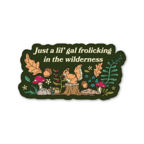 Just A Lil' Gal Frolicking Sticker Fun Club Impulse - Decorative Stickers