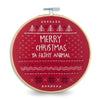 Merry Christmas Ya Filthy Animal Embroidery Kit Funatic Toys & Games - Crafts & Hobbies - Needlecraft Kits