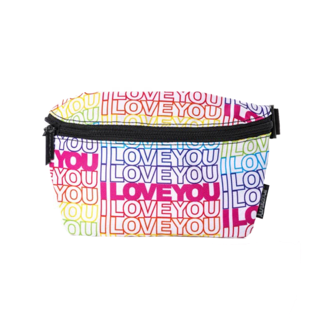 Ultra-Slim Fanny Pack - WERDS - I Love You FYDELITY Apparel & Accessories - Bags - Handbags & Wallets
