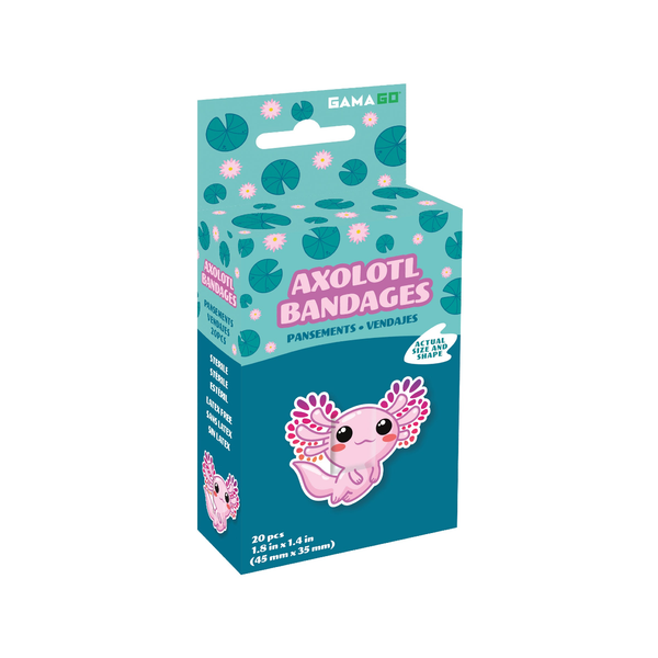 Axolotl Bandages Gamago Home - Bath & Body - Bandages & Band-Aids
