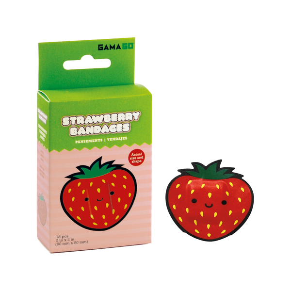 Strawberry Bandages Gamago Home - Bath & Body - Bandages & Band-Aids