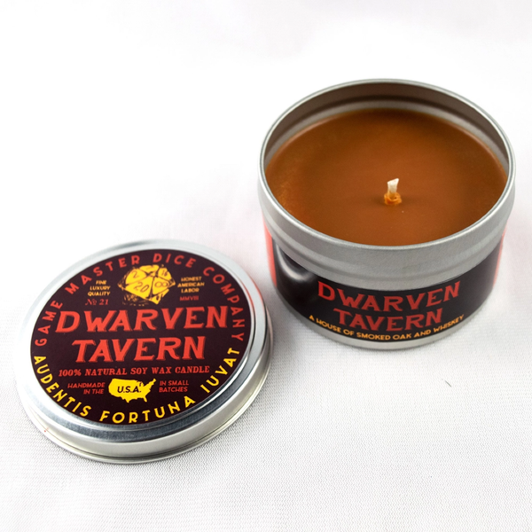 Dwarven Tavern Gaming Candle Game Master Dice Home - Candles