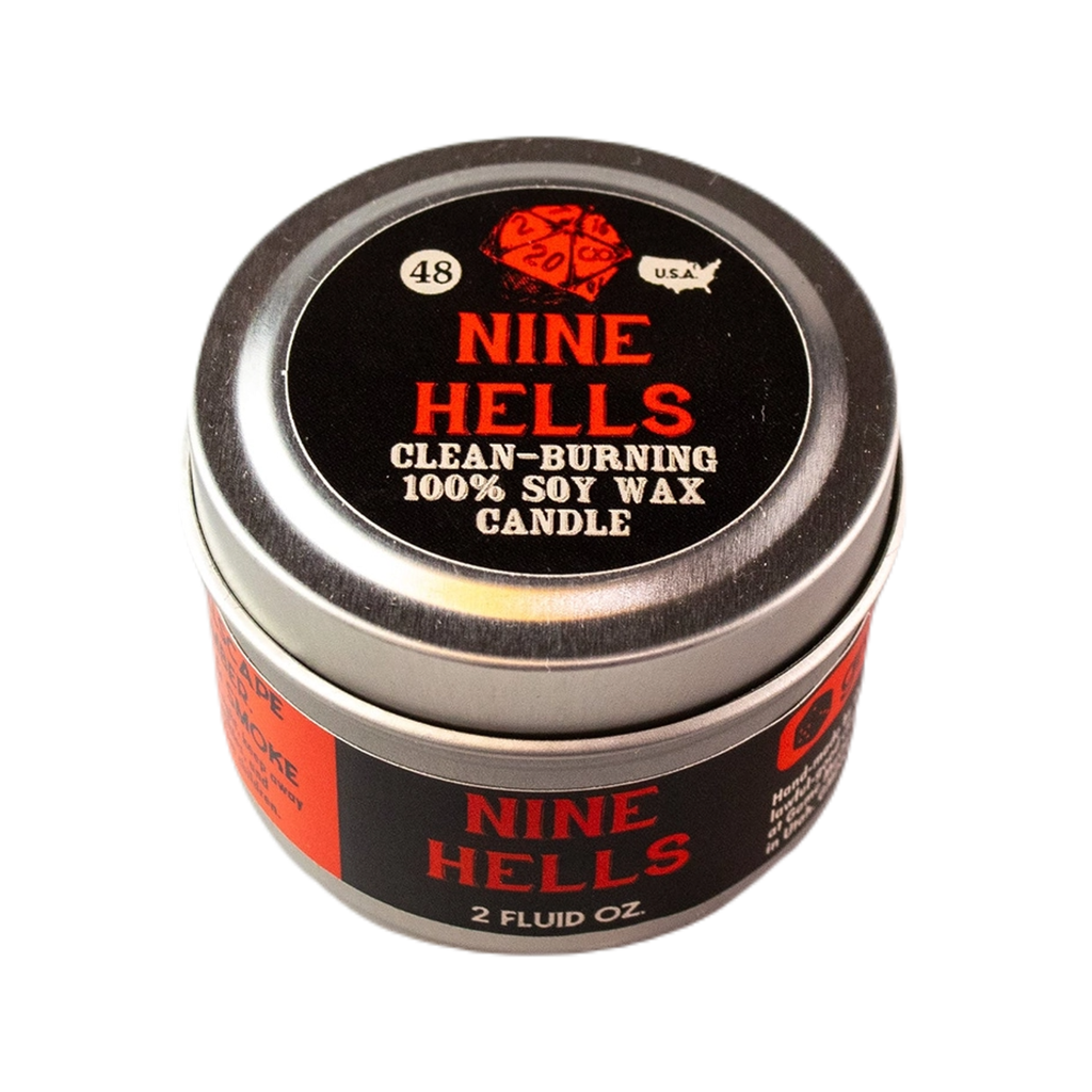 Nine Hells Gaming Candle Game Master Dice Home - Candles