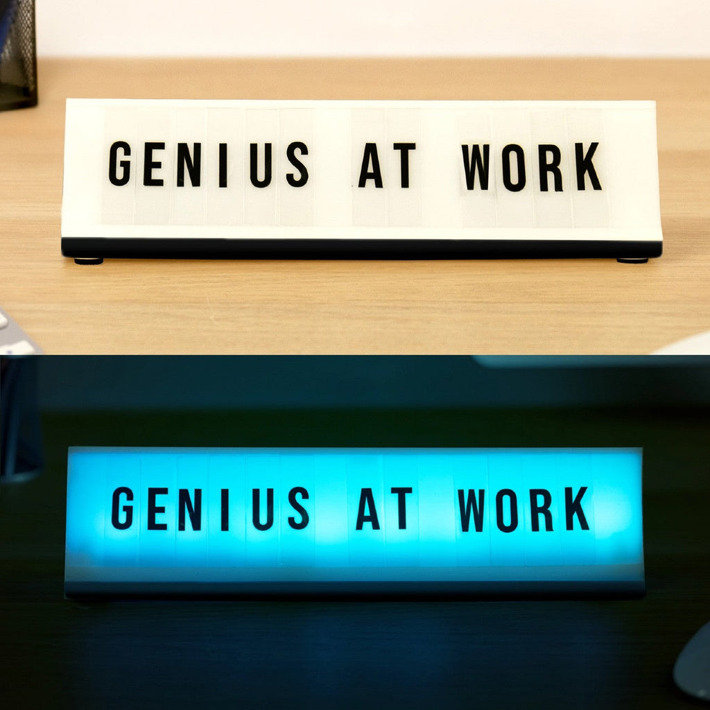 Light Up Desk Plaque Gift Republic Home - Office & School Supplies - Desk Signs