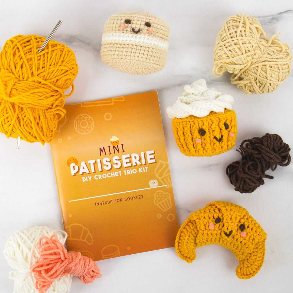 Mini Patisserie Pocket Crochet Craft Kit Gift Republic Toys & Games - Crafts & Hobbies