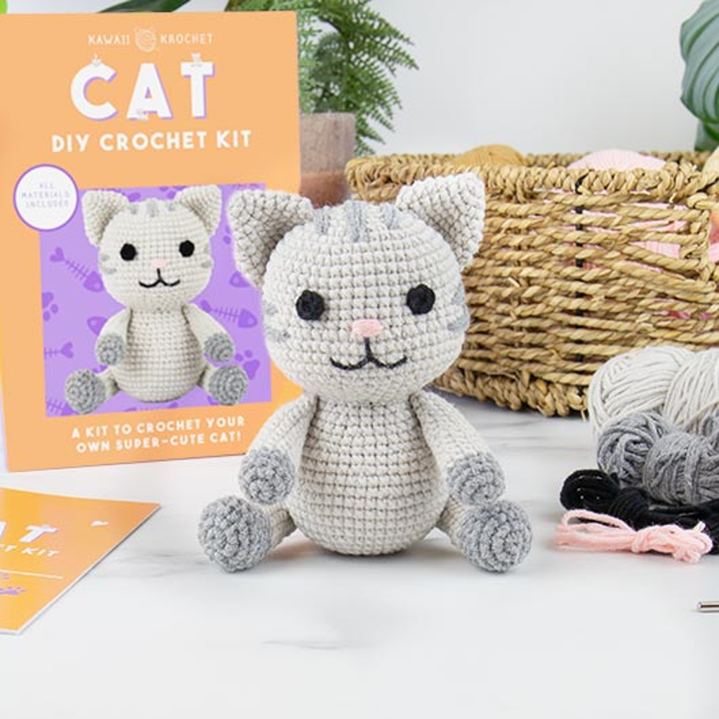 Cat DIY Kawaii Crochet Kit Gift Republic Toys & Games - Crafts & Hobbies - Needlecraft Kits