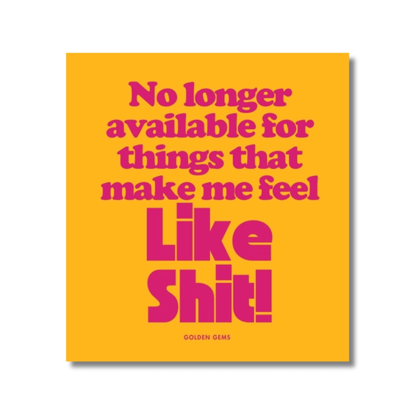 No Longer Available Square Sticker Golden Gems Impulse - Decorative Stickers