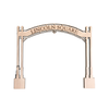 LARGE Lincoln Square Arch Floating Sign Grainwell Home - Wall & Mantle - Plaques, Signs & Frames