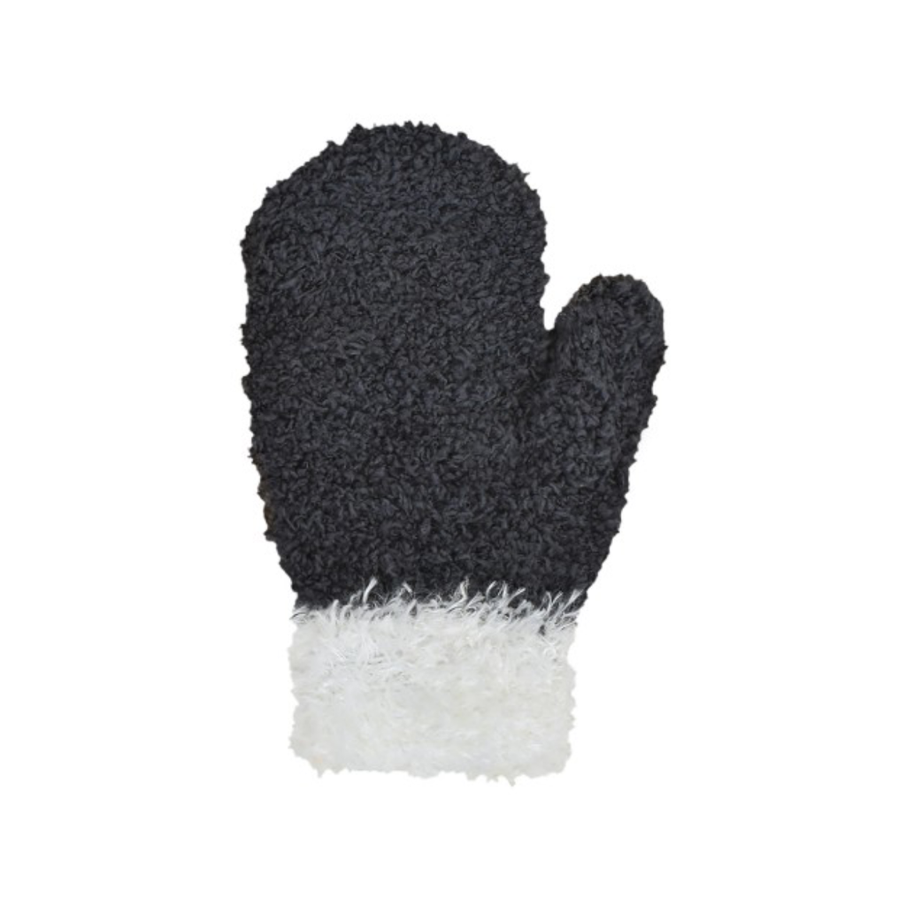 Black Microchenille Fuzzy Stretch Mittens - Toddler Grand Sierra Apparel & Accessories - Winter - Baby & Toddler - Gloves & Mittens