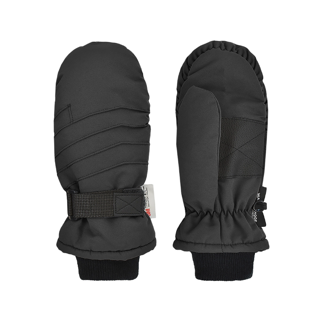 Black Tusser Ski Mitten With Thinsulate - Darks - Kids Grand Sierra Apparel & Accessories - Winter - Kids - Mittens & Gloves