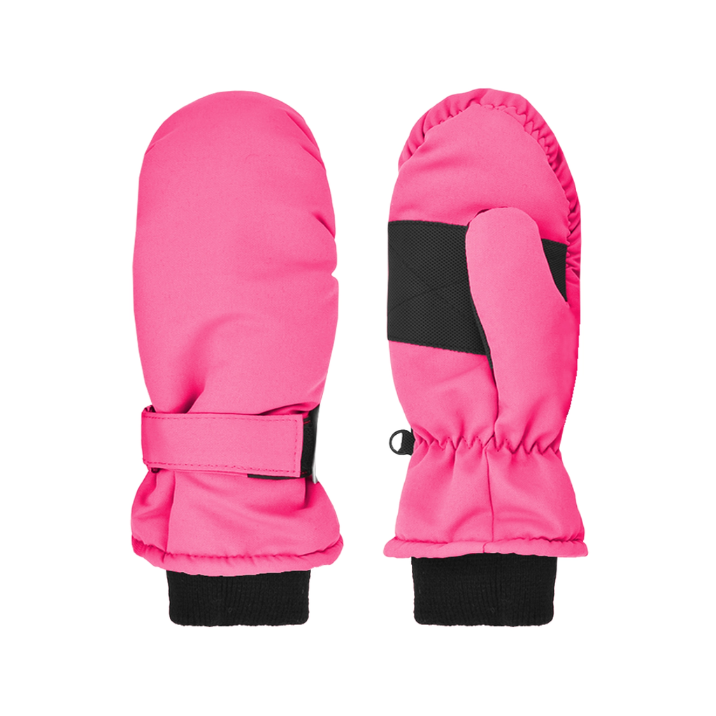 Pink Tusser Ski Mitten With Thinsulate - Brights - Kids Grand Sierra Apparel & Accessories - Winter - Kids - Mittens & Gloves