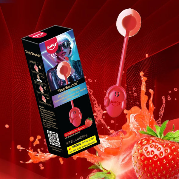 Amos TastySounds Lollipop Grandpa Joe's Candy Candy, Chocolate & Gum