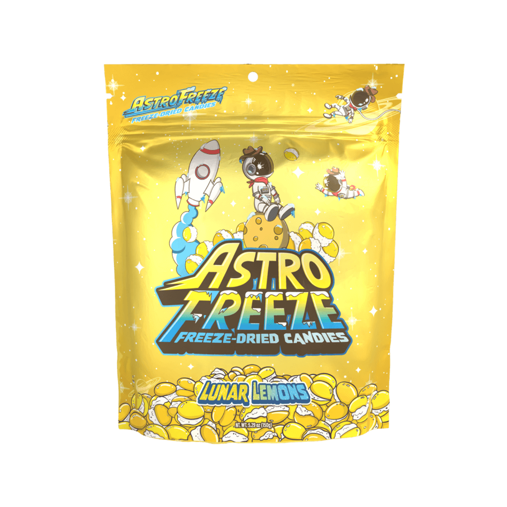 Astro Freeze Lunar Lemons Freeze Dried Candy Grandpa Joe's Candy Candy, Chocolate & Gum