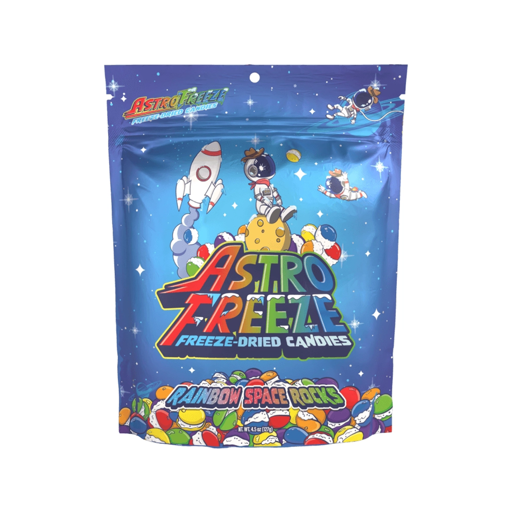 Astro Freeze Rainbow Space Rocks Freeze Dried Candy Grandpa Joe's Candy Candy, Chocolate & Gum