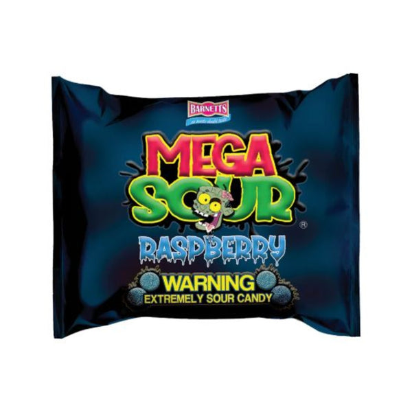 Barnetts Mega Sour Raspberry Candy Grandpa Joe's Candy Candy, Chocolate & Gum