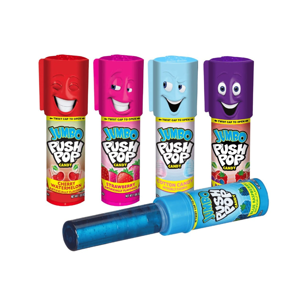 Berry Blast Jumbo Push Pop Grandpa Joe's Candy Candy, Chocolate & Gum