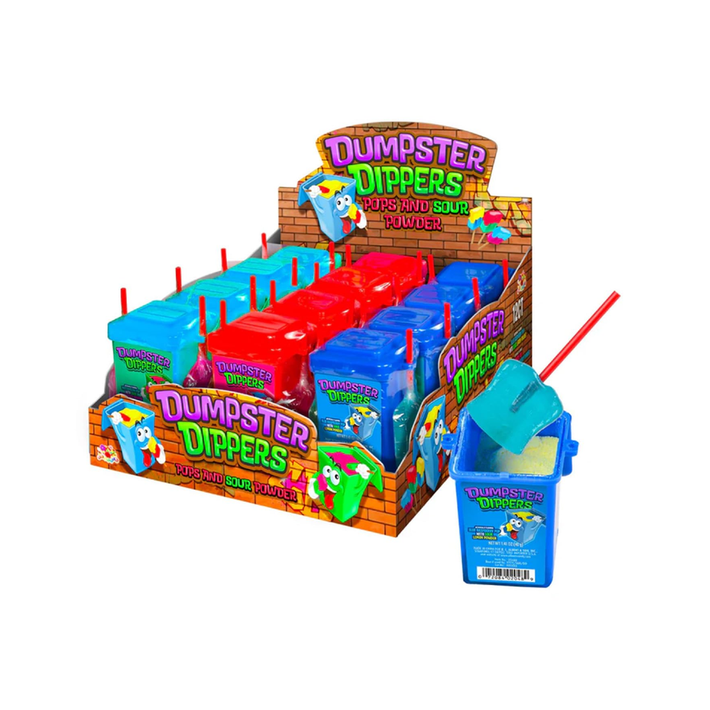 Blue Raspberry Albert's Dumpster Dippers Grandpa Joe's Candy Candy, Chocolate & Gum