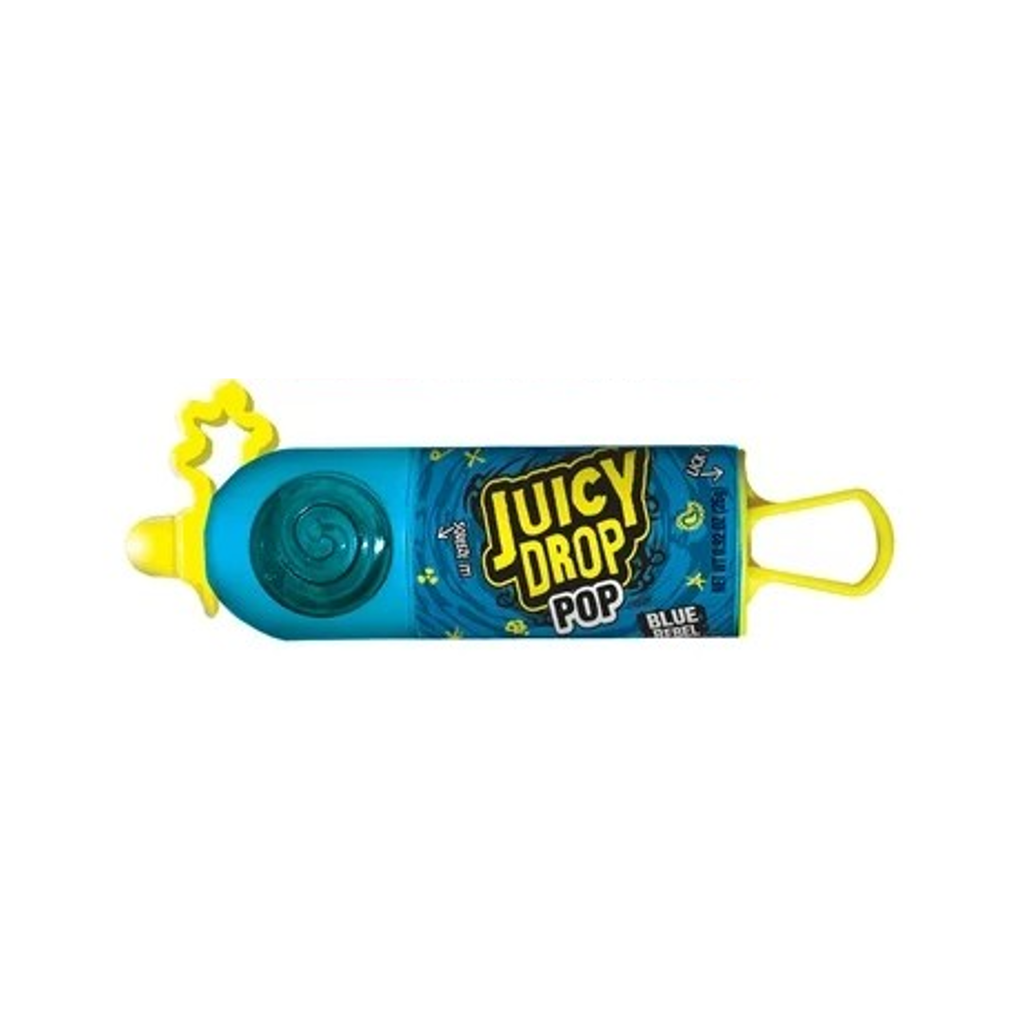 Blue Rebel Juicy Drop Pop Grandpa Joe's Candy Candy, Chocolate & Gum