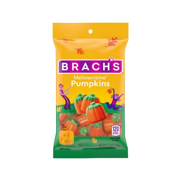 Brach's Mellocreme Pumpkins Grandpa Joe's Candy Candy, Chocolate & Gum