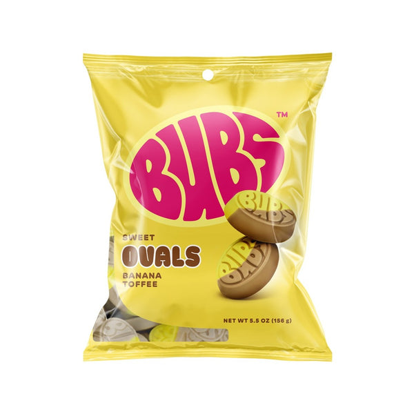 Bubs Sweet Ovals Banana Toffee Candy Grandpa Joe's Candy Candy, Chocolate & Gum