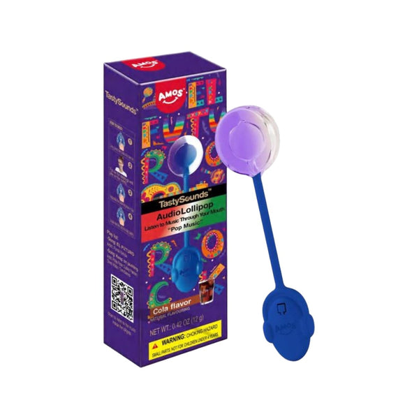 Cola (Spanish) Amos TastySounds Lollipop Grandpa Joe's Candy Candy, Chocolate & Gum