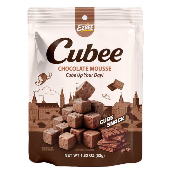 Cubee Chocolate Mousse Cube Snack Candy Grandpa Joe's Candy Candy, Chocolate & Gum
