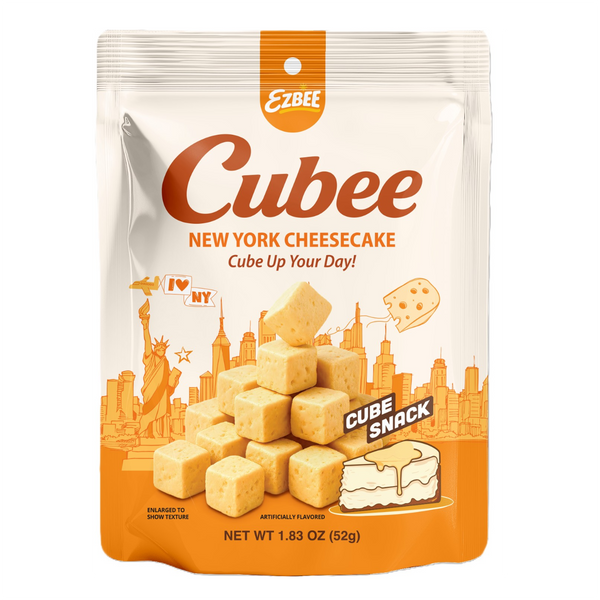Cubee New York Cheesecake Cube Snack Candy Grandpa Joe's Candy Candy, Chocolate & Gum