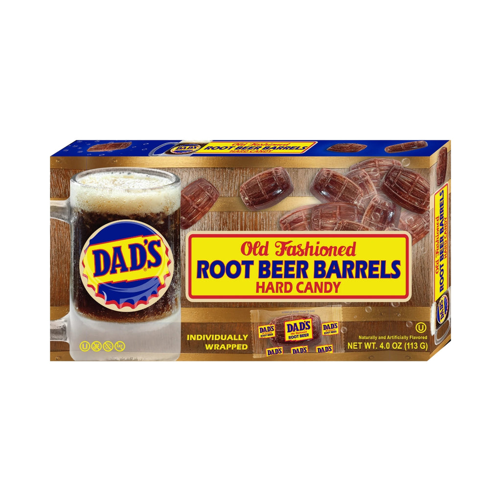 Dad's Root Beer Barrels Candy - Theater Box Grandpa Joe's Candy Candy, Chocolate & Gum