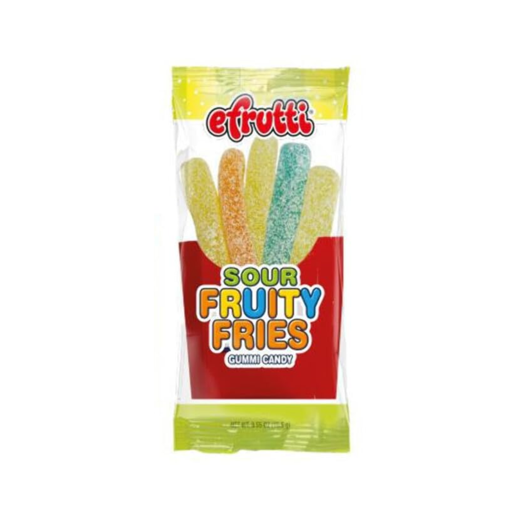 Efrutti Gummi Sour Fruity Fries Candy Grandpa Joe's Candy Candy, Chocolate & Gum