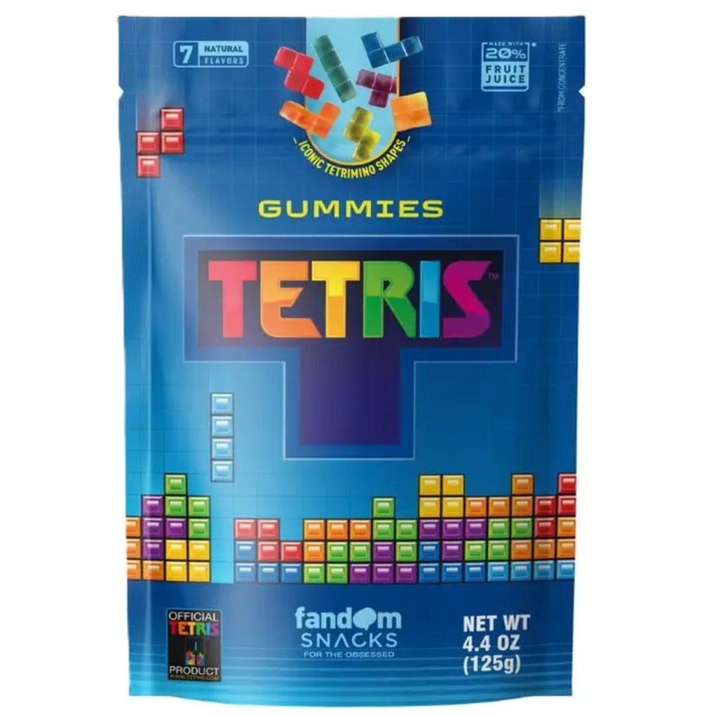 Fandom Snacks Tetris Iconic Shaped Gummies Grandpa Joe's Candy Candy, Chocolate & Gum
