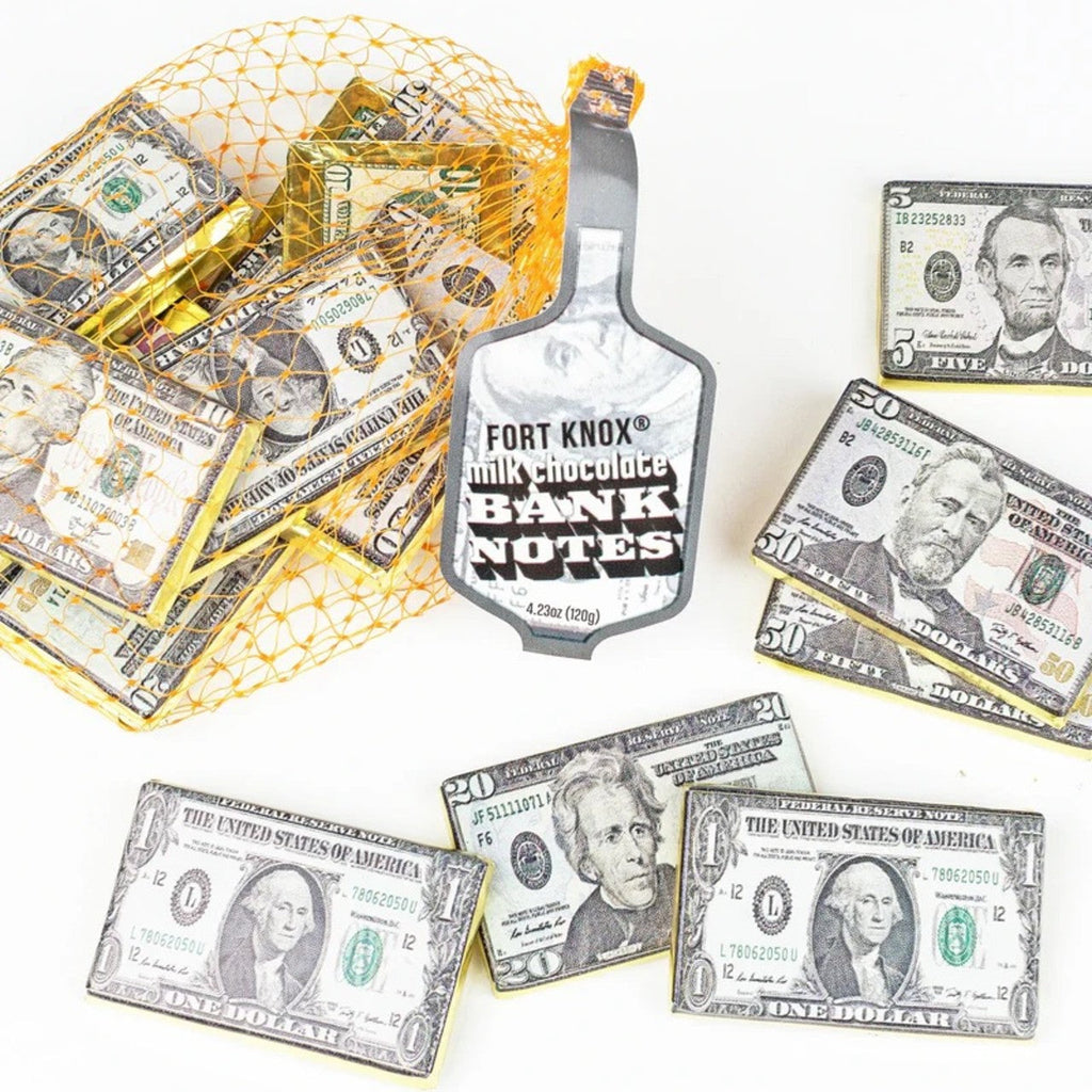 Fort Knox Chocolate Bank Notes Chocolate Grandpa Joe's Candy Candy, Chocolate & Gum