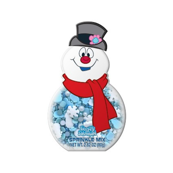 Frosty The Snowman Sprinkle Mix Bottle Grandpa Joe's Candy Candy, Chocolate & Gum