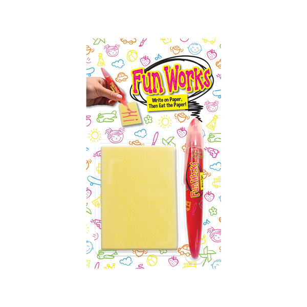 Fun Works Candy Write And Eat Paper Grandpa Joe's Candy Candy, Chocolate & Gum