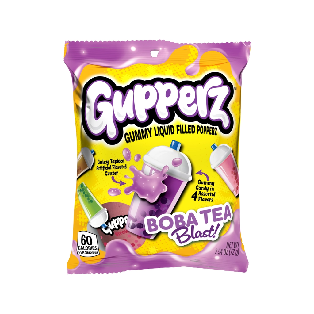 Gupperz Boba Tea Blast Grandpa Joe's Candy Candy, Chocolate & Gum