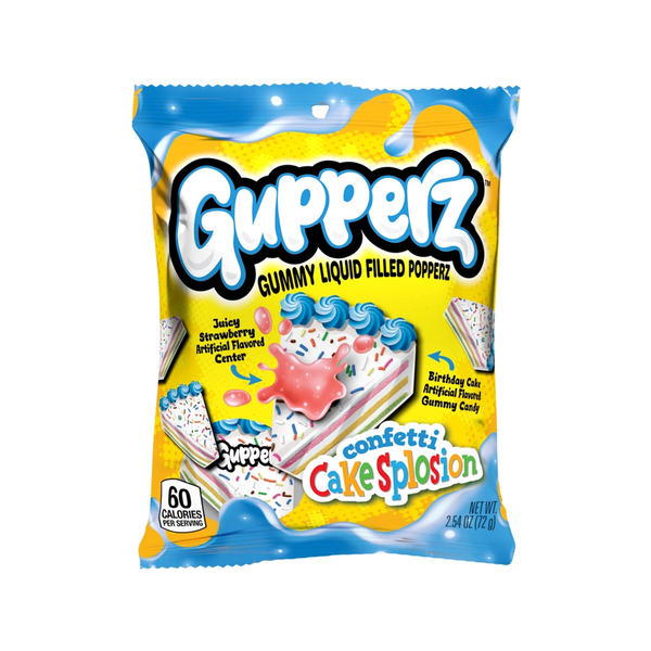 Gupperz Confetti Cakesplosion Grandpa Joe's Candy Candy, Chocolate & Gum